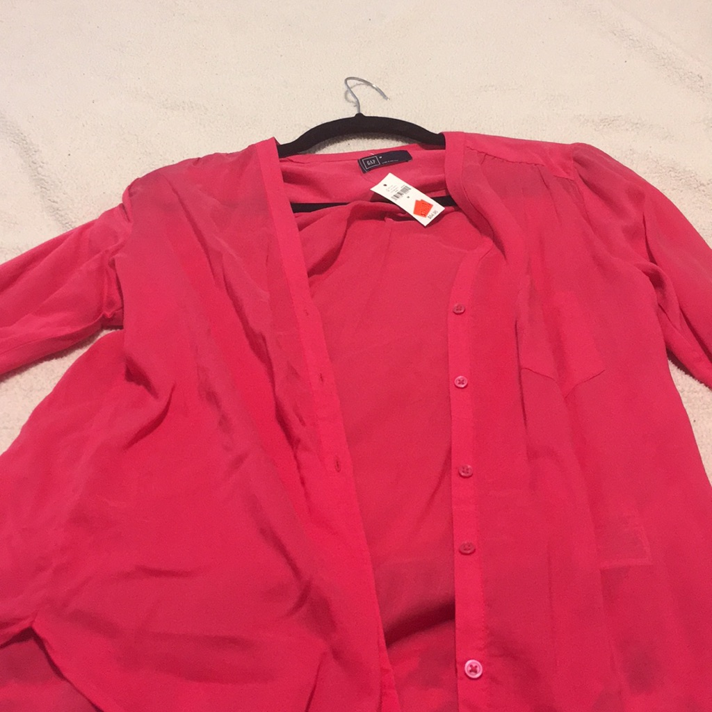 Nwt Gap Button Down Blouse